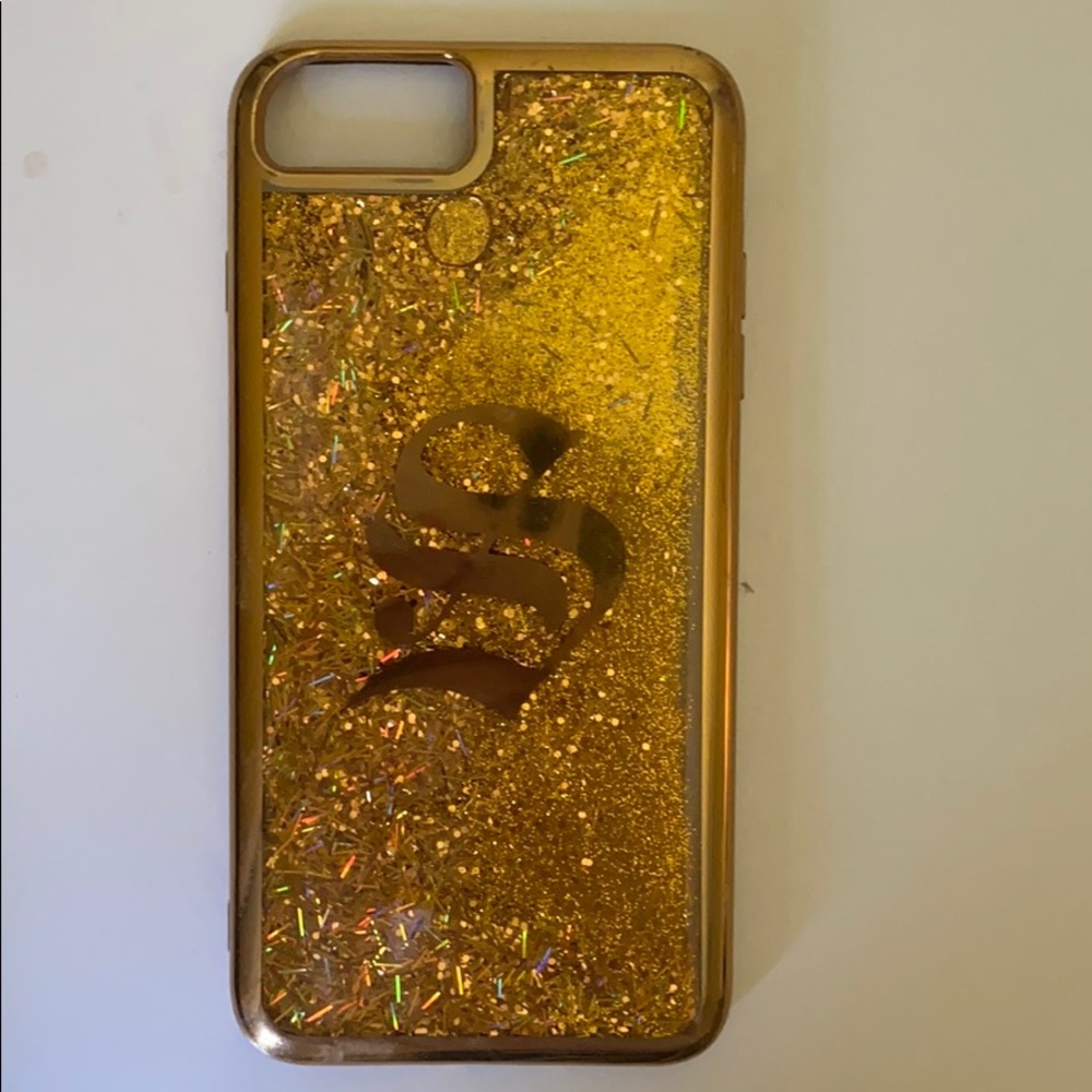 ‘S’ gold jelly case